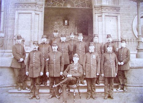Police at Grimsby Docks 1895